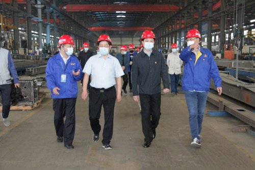 湖北省委巡视办副主任胡立强莅临安博·体育（中国）重工走访服务